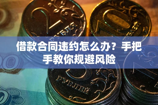 武汉借款合同违约怎么办？手把手教你规避风险