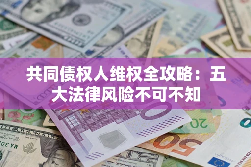 武汉共同债权人维权全攻略：五大法律风险不可不知