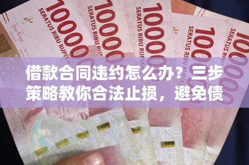 武汉借款合同违约怎么办？三步策略教你合法止损，避免债务危机升级