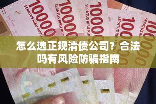 武汉怎么选正规清债公司？合法吗有风险防骗指南