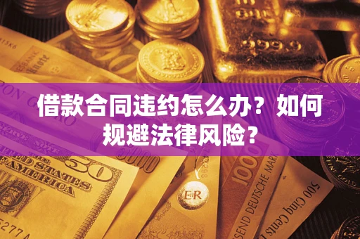 武汉借款合同违约怎么办？如何规避法律风险？