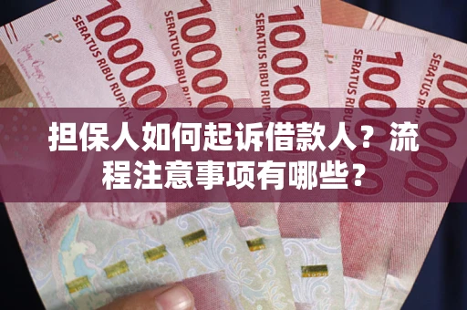 武汉担保人如何起诉借款人？流程注意事项有哪些？